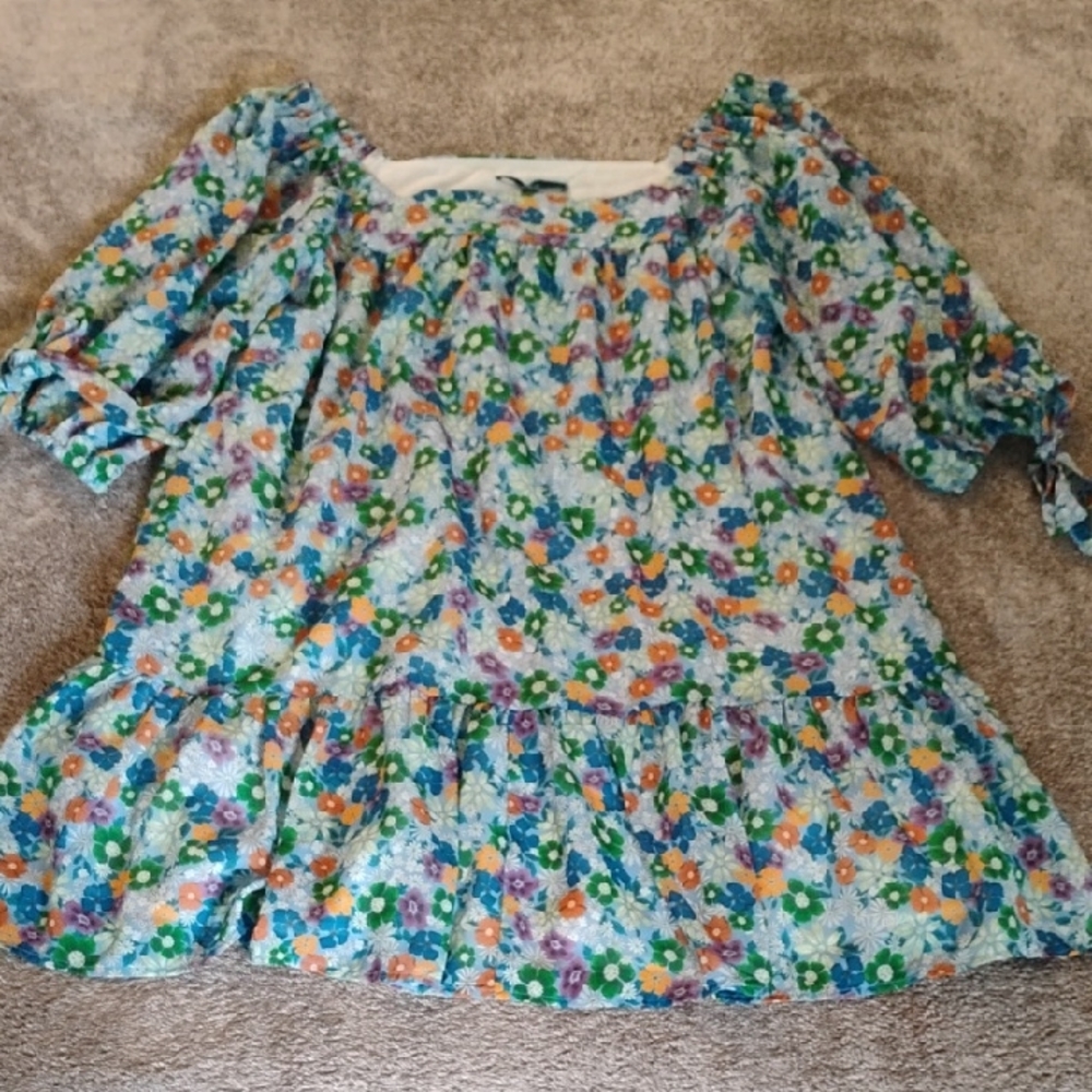 Shore Riviera Dress In Lazy Daisy Print